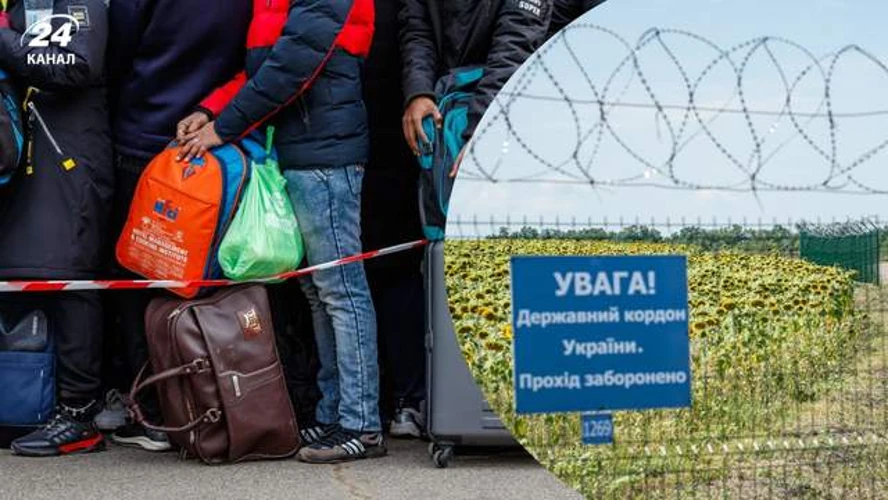 Прикордонник перевіряє документи під час перетину державного кордону України