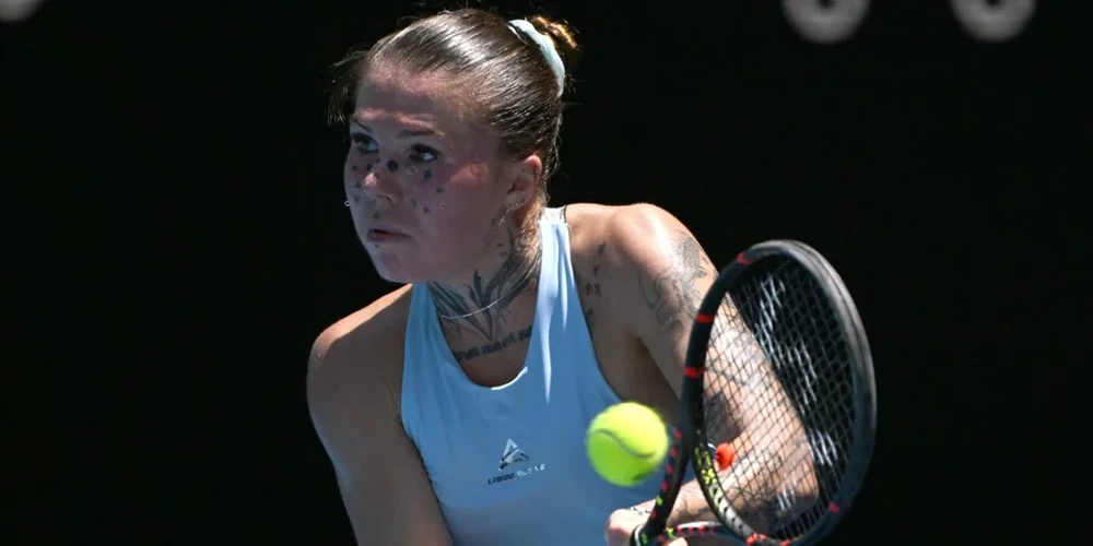 Олександра Олійникова під час матчу WTA 1000 у Цинциннаті (Фото: REUTERS/Jaimi Joy)