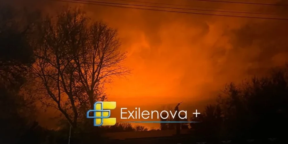 Пожежа у Воронезькій області ввечері 14 жовтня